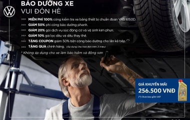 CHƯƠNG TRÌNH KHUYẾN MÃI “BẢO DƯỠNG XE – VUI ĐÓN HÈ” TẠI VOLKSWAGEN SÀI GÒN