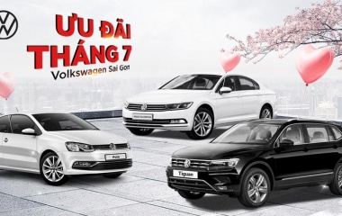 ƯU ĐÃI CỰC LỚN CHO CÁC DÒNG XE VOLKSWAGEN TRONG THÁNG 7